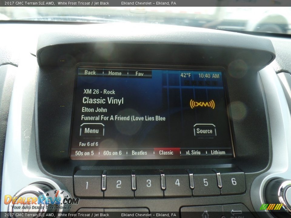 2017 GMC Terrain SLE AWD White Frost Tricoat / Jet Black Photo #26