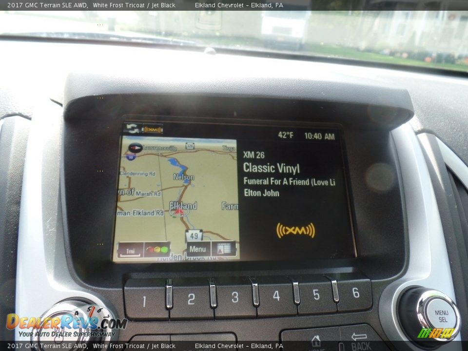 2017 GMC Terrain SLE AWD White Frost Tricoat / Jet Black Photo #28