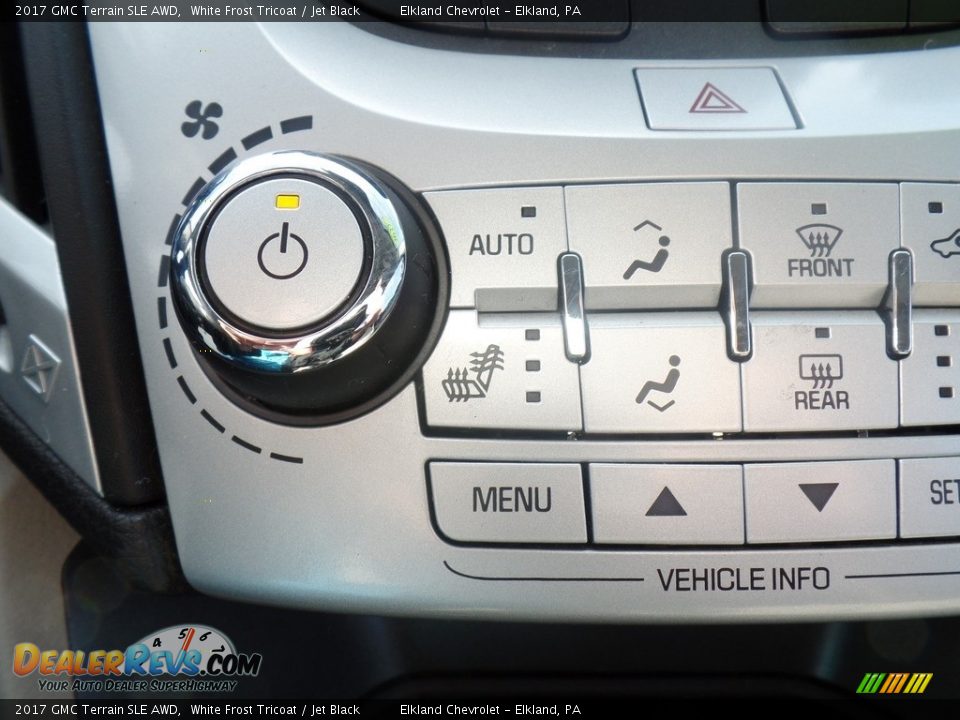 2017 GMC Terrain SLE AWD White Frost Tricoat / Jet Black Photo #30