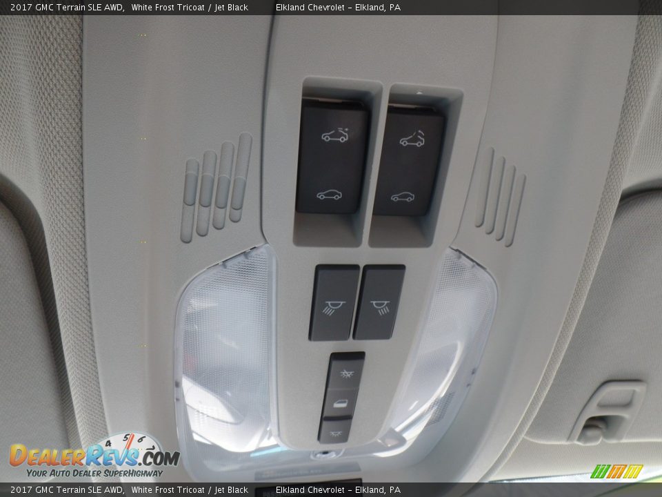 2017 GMC Terrain SLE AWD White Frost Tricoat / Jet Black Photo #33