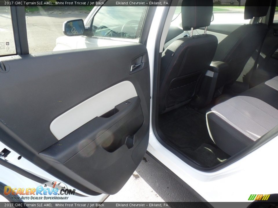 2017 GMC Terrain SLE AWD White Frost Tricoat / Jet Black Photo #34