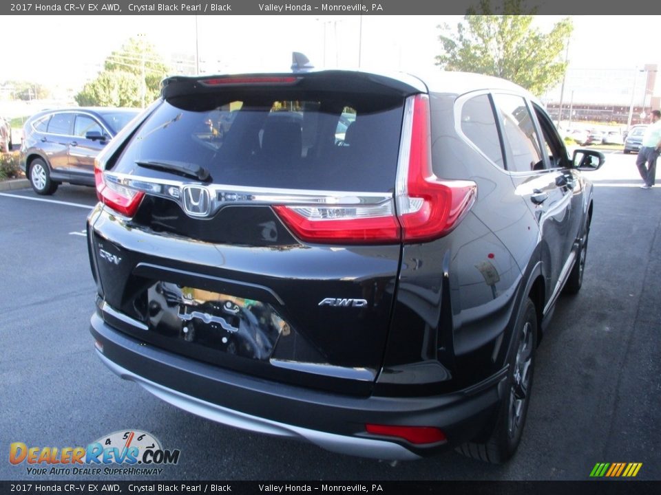 2017 Honda CR-V EX AWD Crystal Black Pearl / Black Photo #5