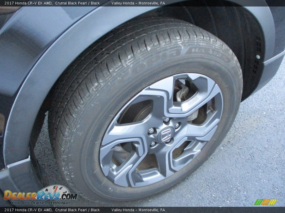 2017 Honda CR-V EX AWD Crystal Black Pearl / Black Photo #6