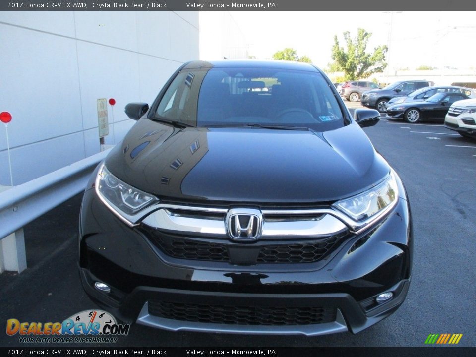 2017 Honda CR-V EX AWD Crystal Black Pearl / Black Photo #8