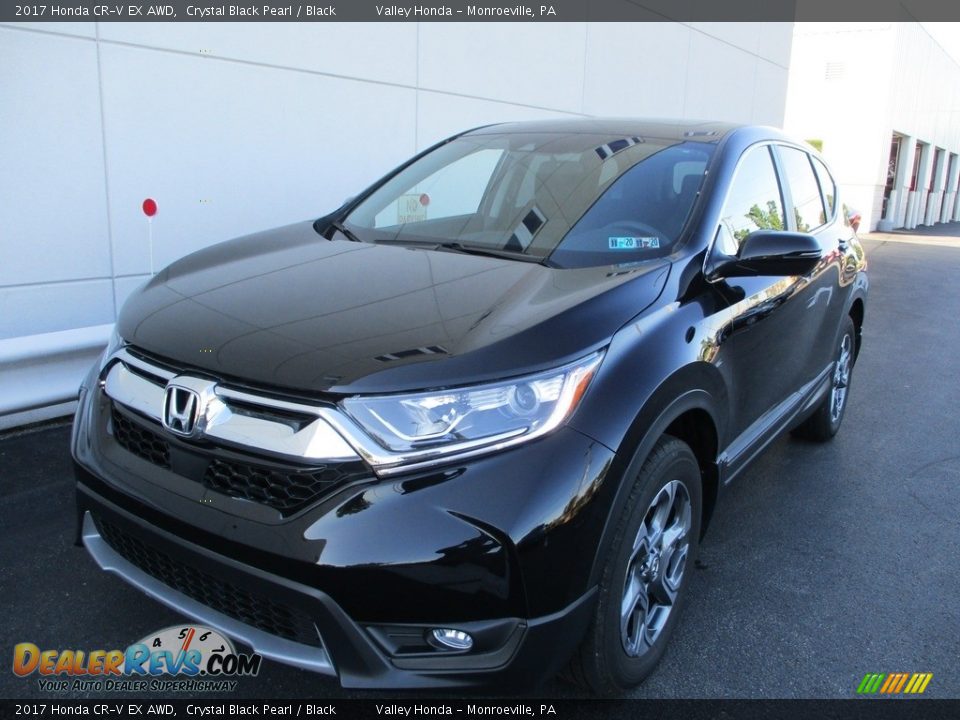 2017 Honda CR-V EX AWD Crystal Black Pearl / Black Photo #9