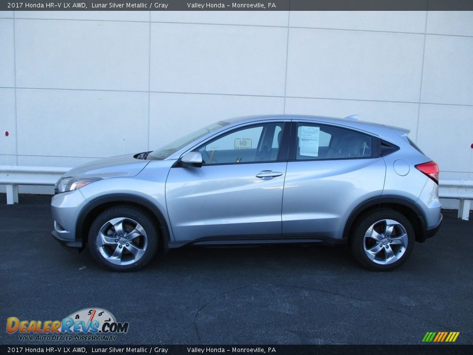 2017 Honda HR-V LX AWD Lunar Silver Metallic / Gray Photo #2