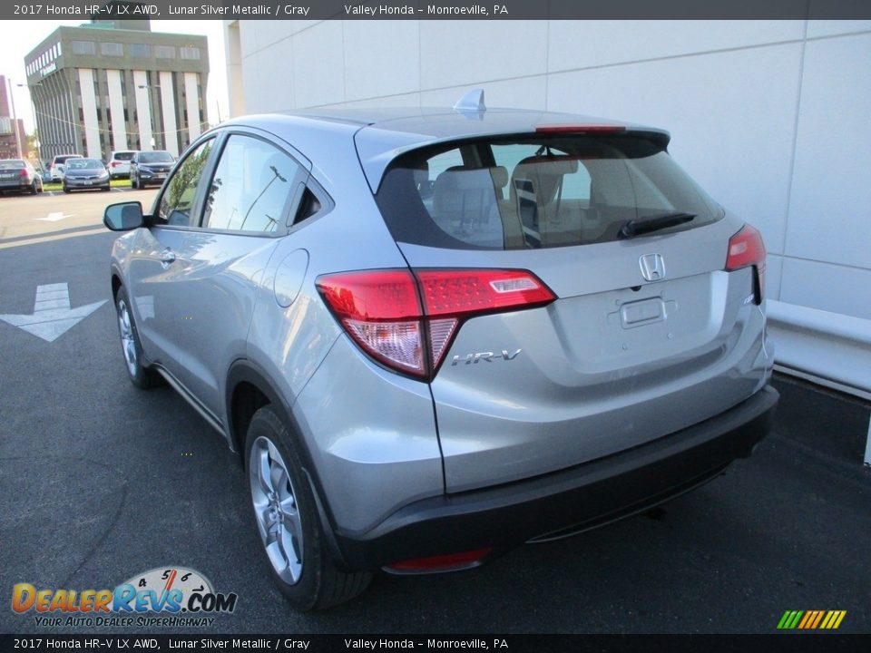 2017 Honda HR-V LX AWD Lunar Silver Metallic / Gray Photo #3