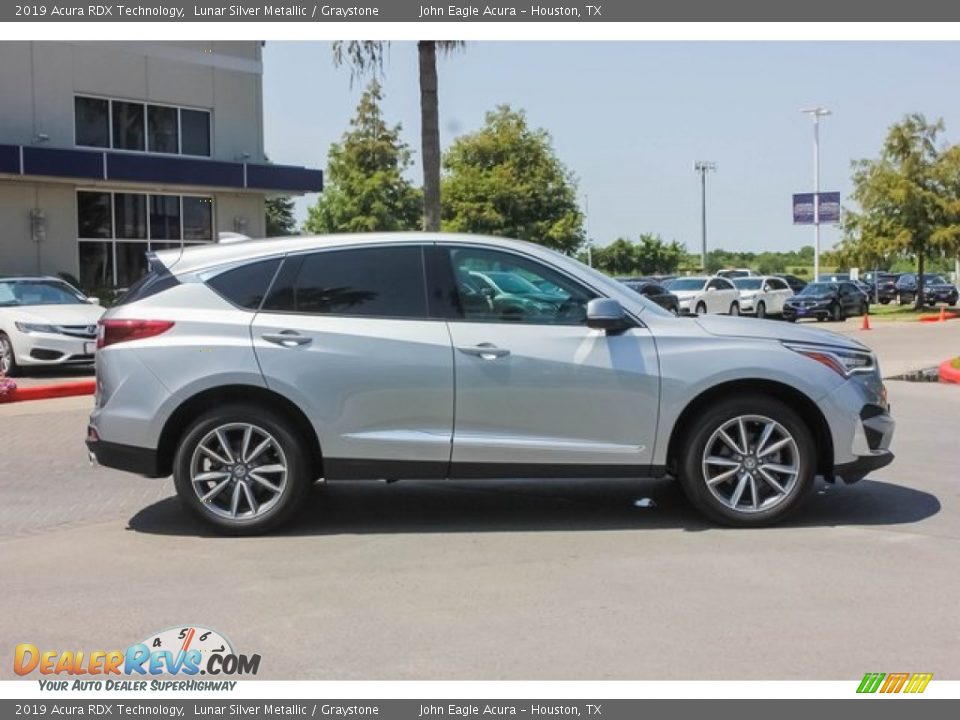 2019 Acura RDX Technology Lunar Silver Metallic / Graystone Photo #8