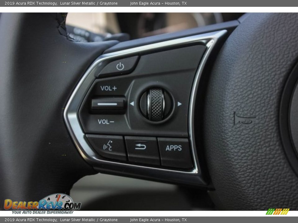 2019 Acura RDX Technology Lunar Silver Metallic / Graystone Photo #35