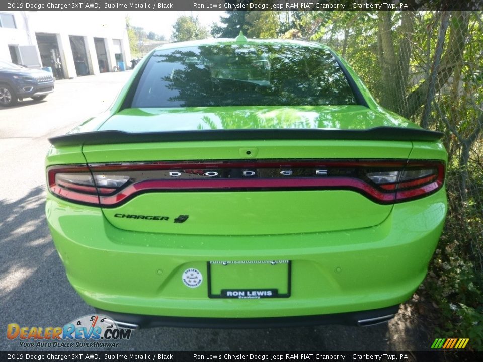 2019 Dodge Charger SXT AWD Sublime Metallic / Black Photo #6