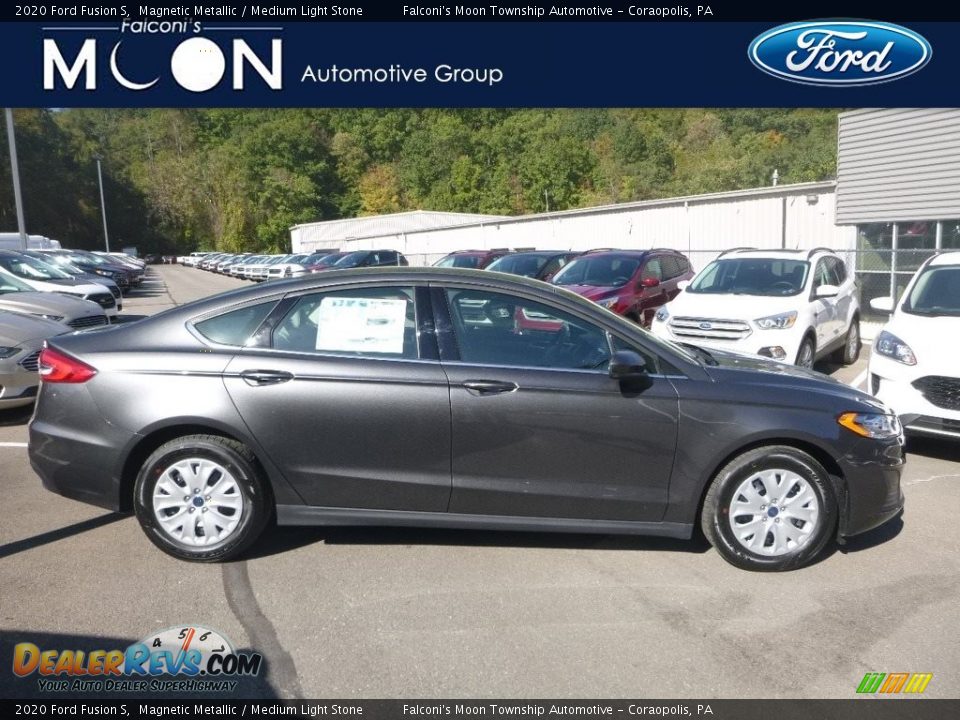 2020 Ford Fusion S Magnetic Metallic / Medium Light Stone Photo #1