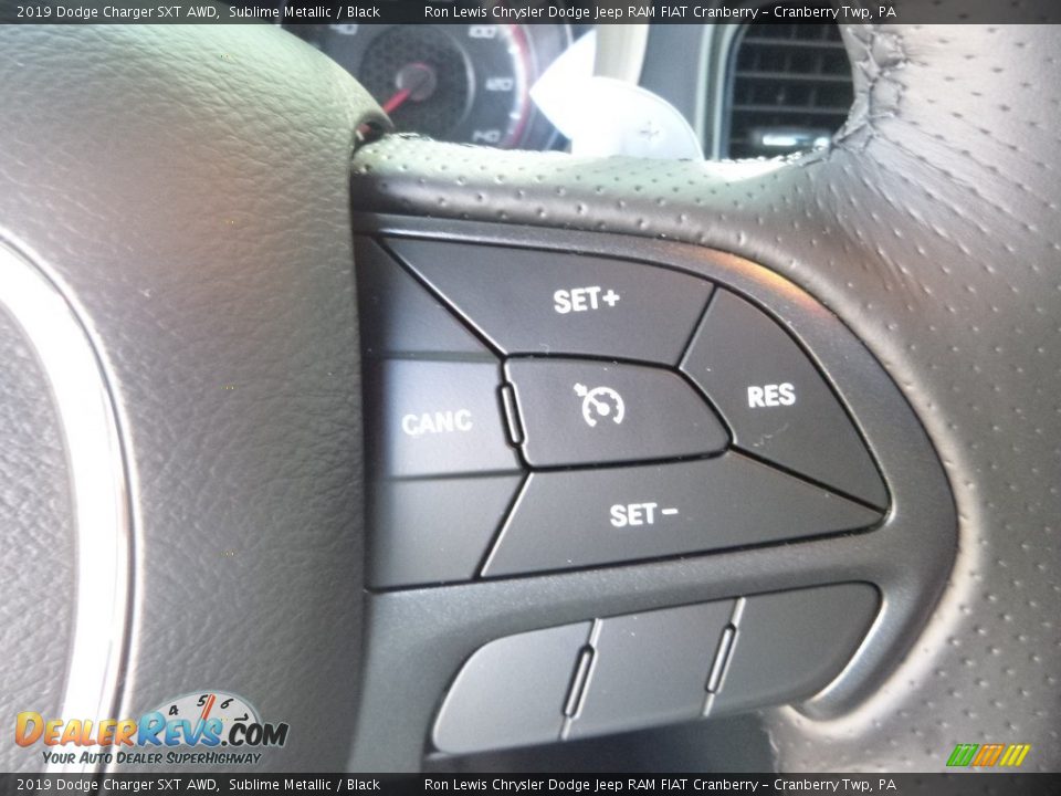 2019 Dodge Charger SXT AWD Sublime Metallic / Black Photo #15