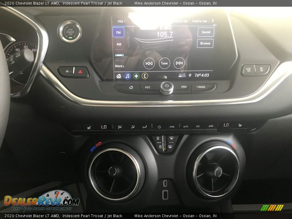 2020 Chevrolet Blazer LT AWD Iridescent Pearl Tricoat / Jet Black Photo #21