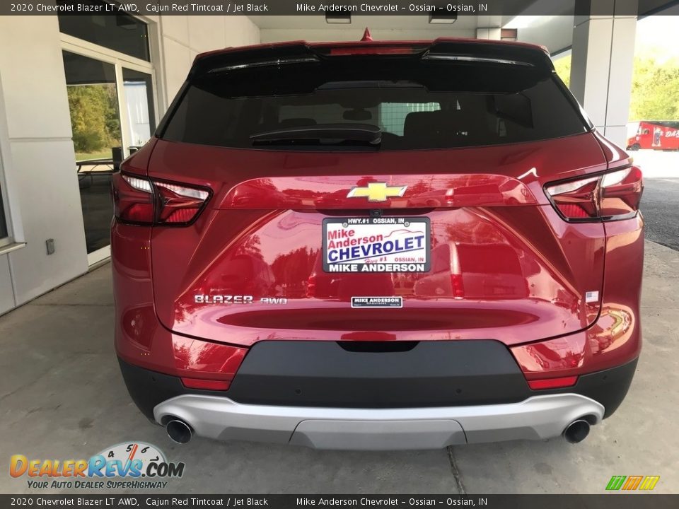 2020 Chevrolet Blazer LT AWD Cajun Red Tintcoat / Jet Black Photo #4