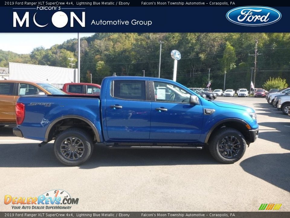 2019 Ford Ranger XLT SuperCrew 4x4 Lightning Blue Metallic / Ebony Photo #1
