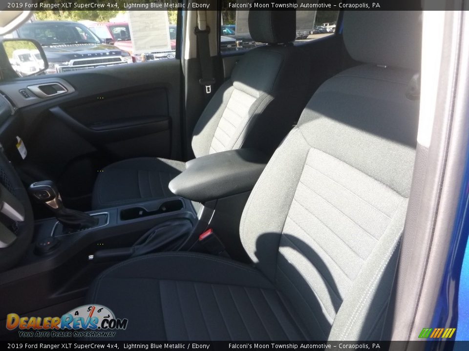 2019 Ford Ranger XLT SuperCrew 4x4 Lightning Blue Metallic / Ebony Photo #11