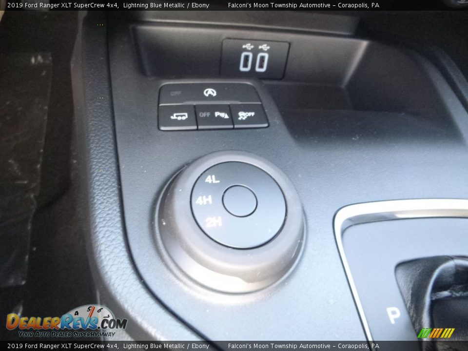 2019 Ford Ranger XLT SuperCrew 4x4 Lightning Blue Metallic / Ebony Photo #15