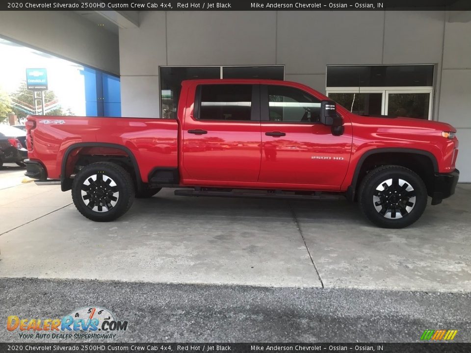 Red Hot 2020 Chevrolet Silverado 2500HD Custom Crew Cab 4x4 Photo #2