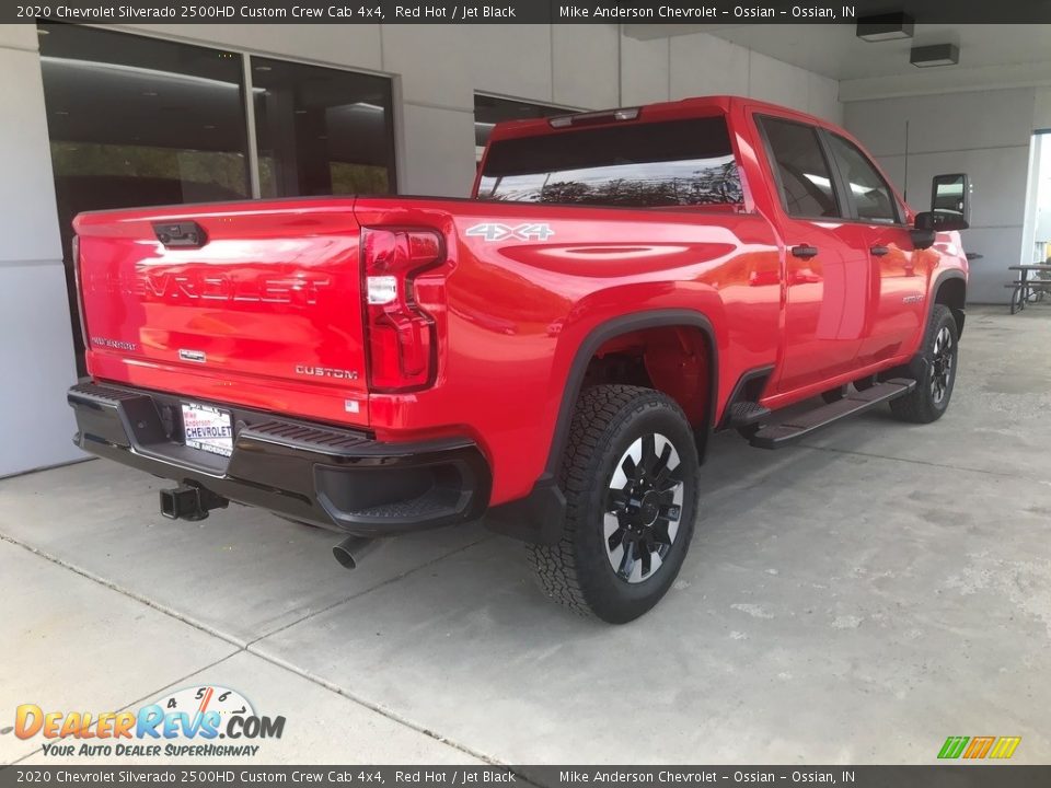 2020 Chevrolet Silverado 2500HD Custom Crew Cab 4x4 Red Hot / Jet Black Photo #3