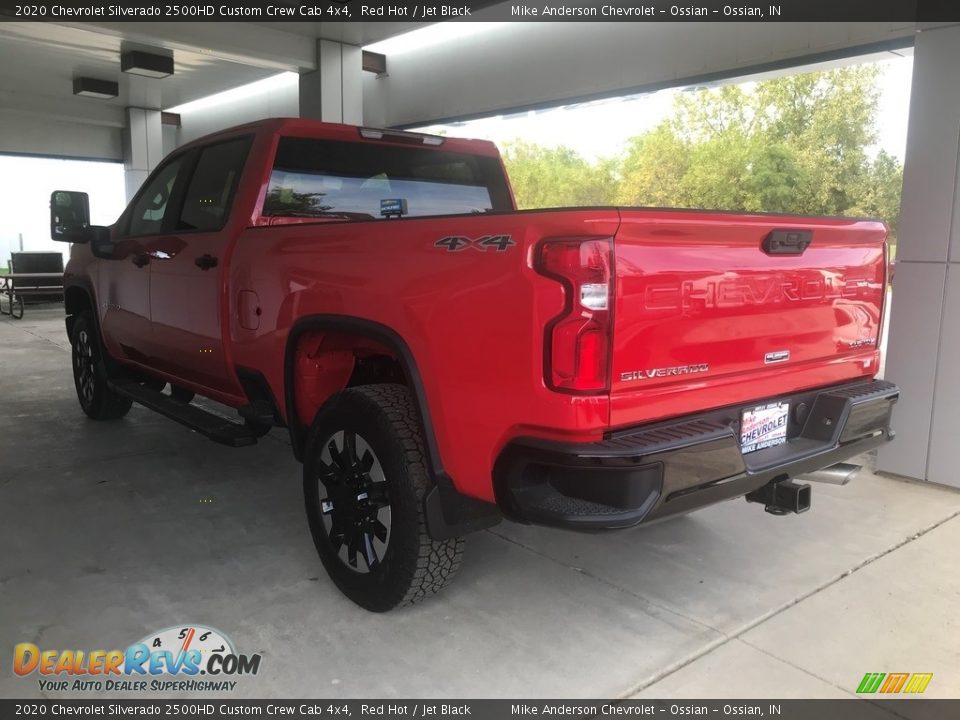 2020 Chevrolet Silverado 2500HD Custom Crew Cab 4x4 Red Hot / Jet Black Photo #5