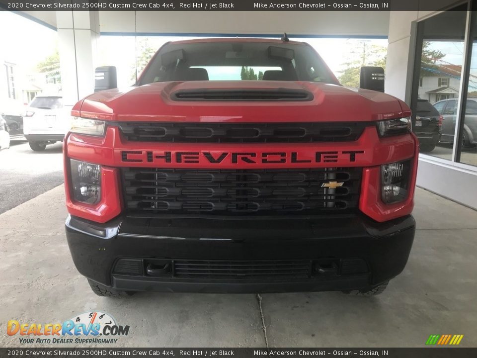 2020 Chevrolet Silverado 2500HD Custom Crew Cab 4x4 Red Hot / Jet Black Photo #7