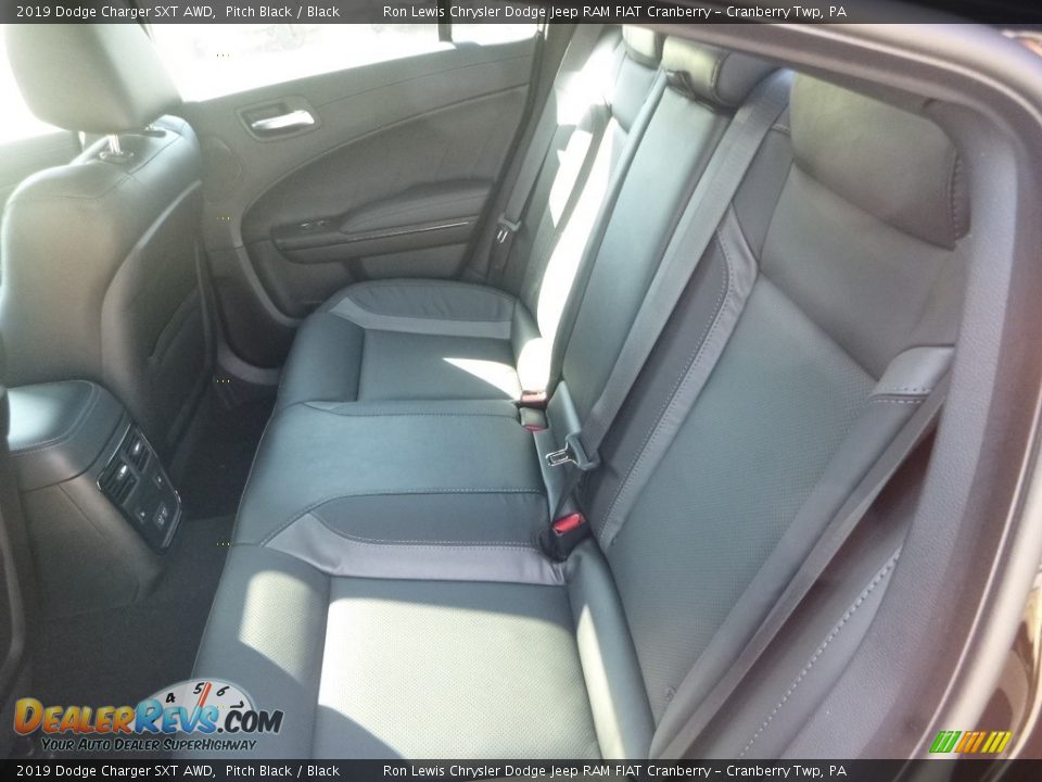 2019 Dodge Charger SXT AWD Pitch Black / Black Photo #13