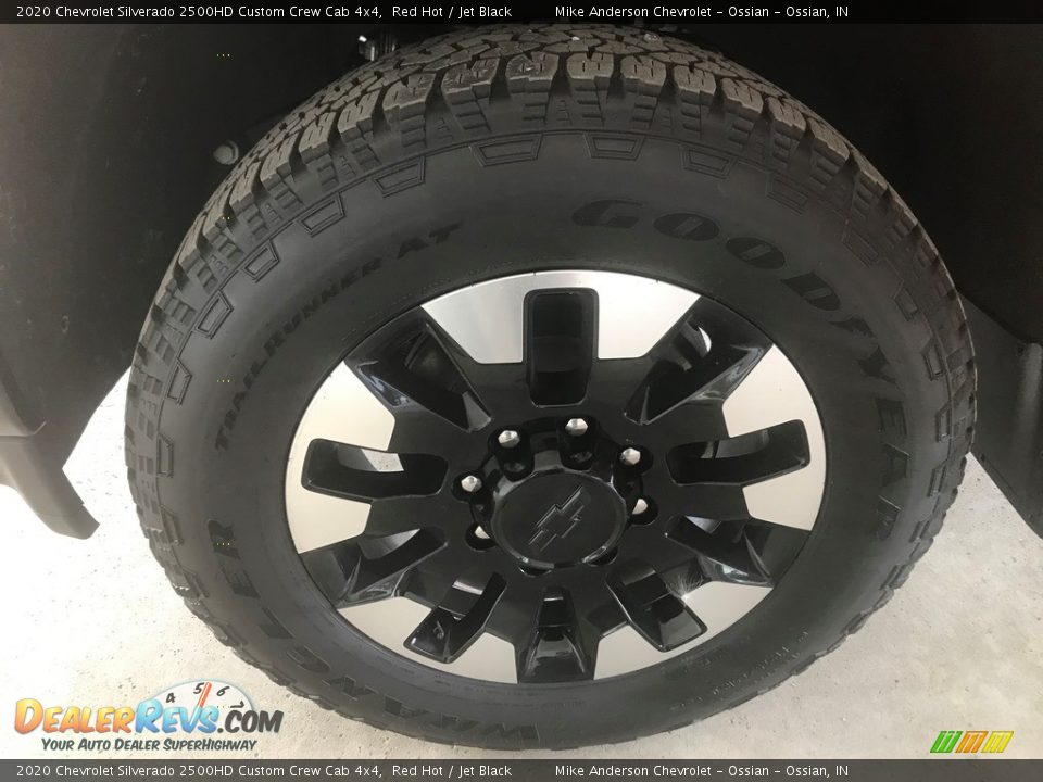 2020 Chevrolet Silverado 2500HD Custom Crew Cab 4x4 Red Hot / Jet Black Photo #14