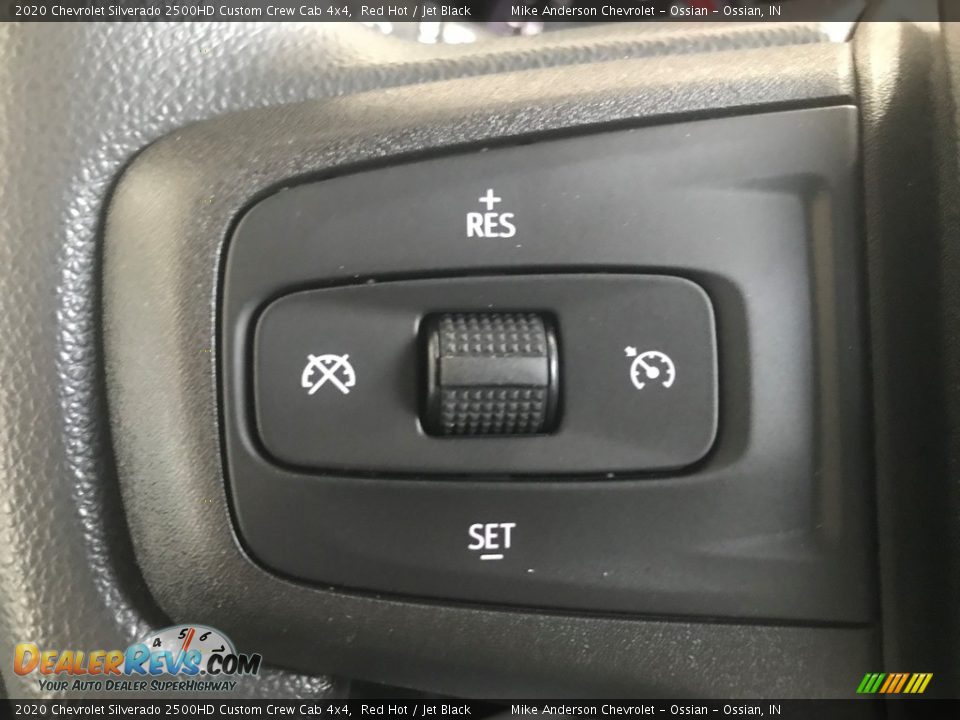 2020 Chevrolet Silverado 2500HD Custom Crew Cab 4x4 Red Hot / Jet Black Photo #18