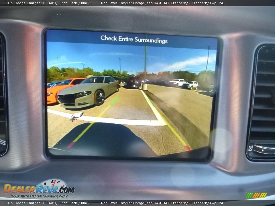2019 Dodge Charger SXT AWD Pitch Black / Black Photo #19