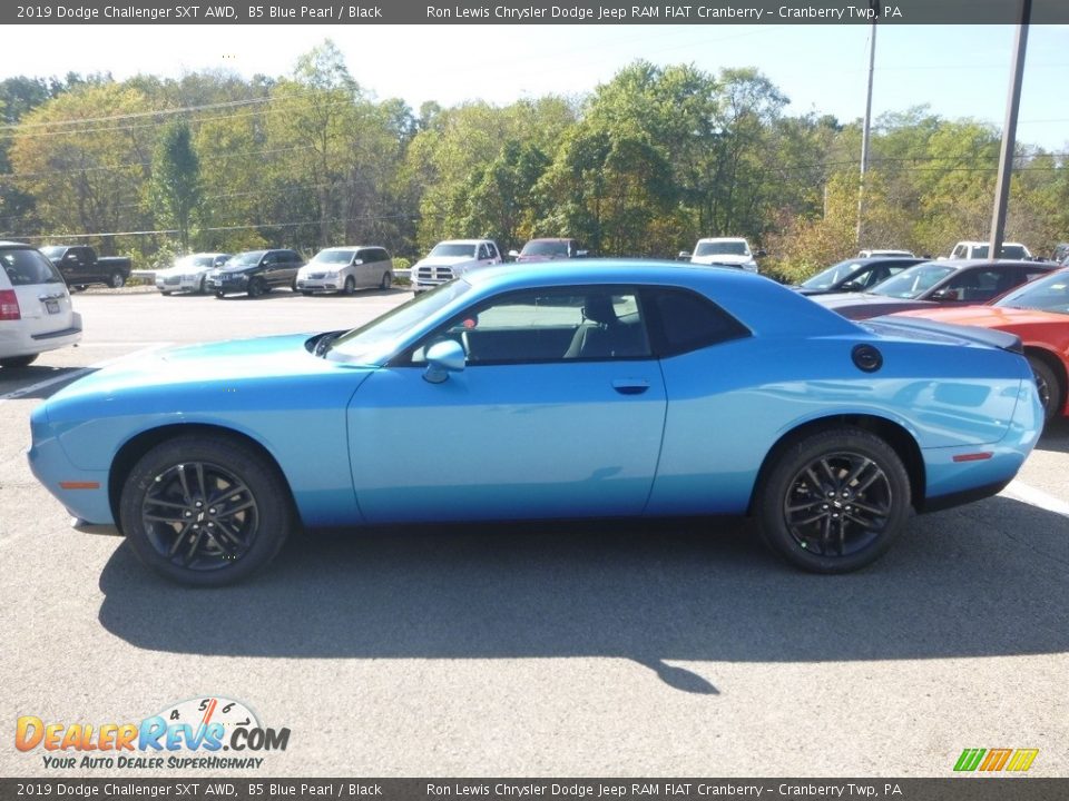 2019 Dodge Challenger SXT AWD B5 Blue Pearl / Black Photo #2