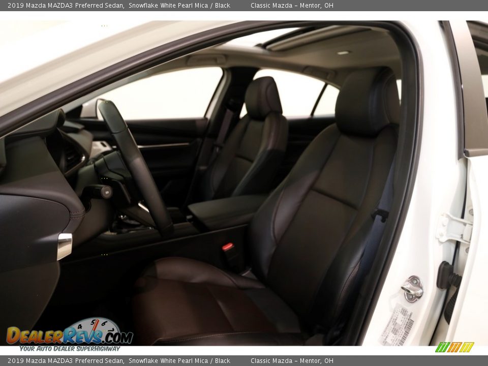 2019 Mazda MAZDA3 Preferred Sedan Snowflake White Pearl Mica / Black Photo #5