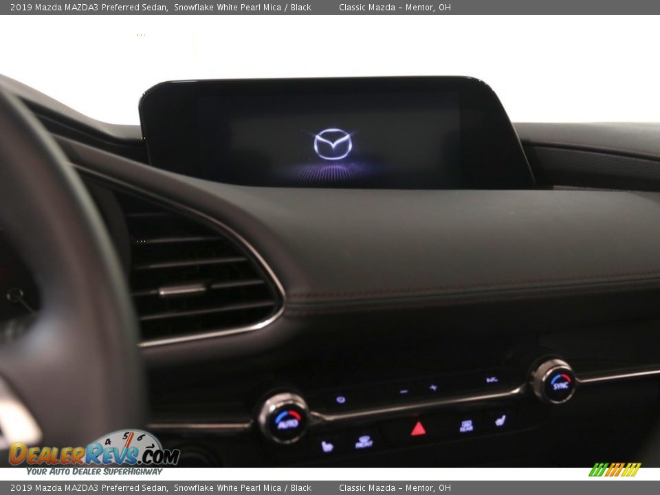 2019 Mazda MAZDA3 Preferred Sedan Snowflake White Pearl Mica / Black Photo #8