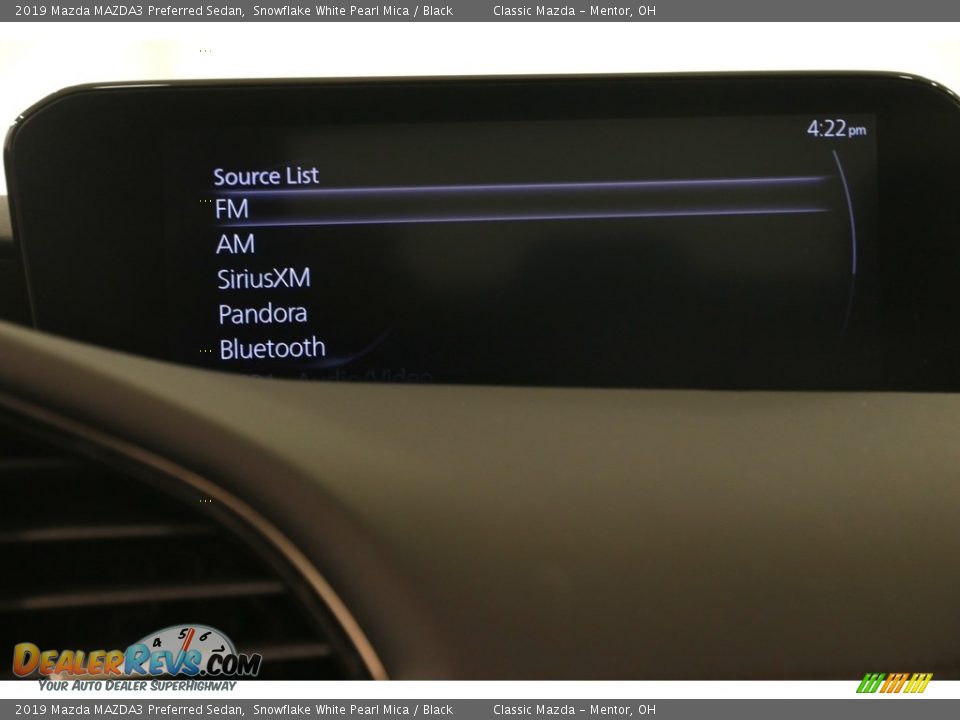 2019 Mazda MAZDA3 Preferred Sedan Snowflake White Pearl Mica / Black Photo #11