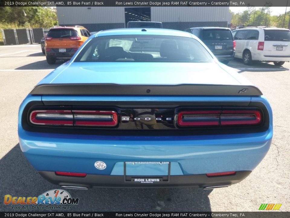 2019 Dodge Challenger SXT AWD B5 Blue Pearl / Black Photo #4