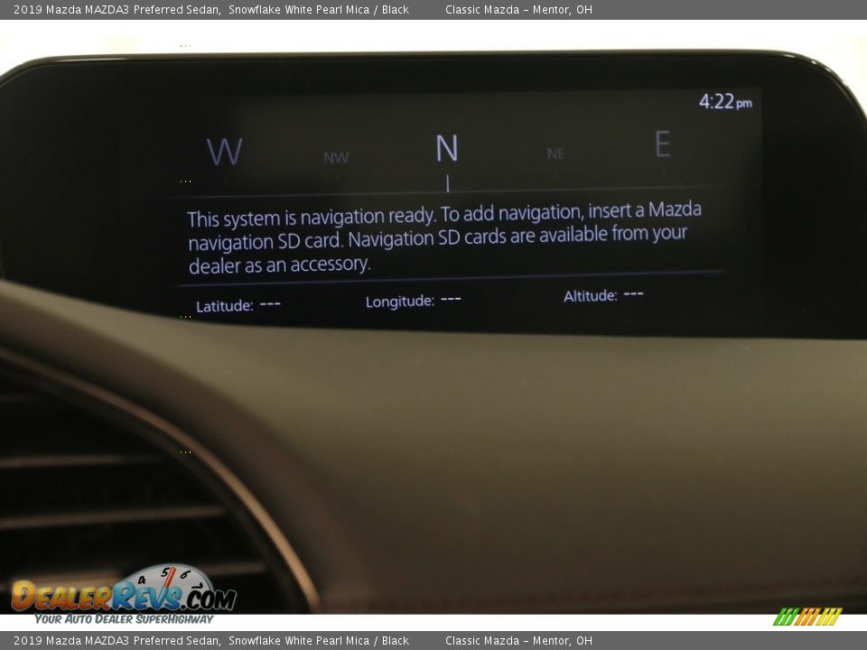 2019 Mazda MAZDA3 Preferred Sedan Snowflake White Pearl Mica / Black Photo #12