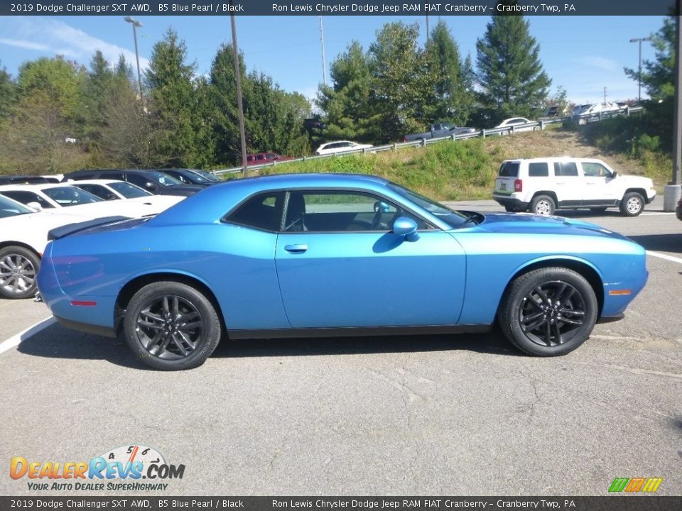 2019 Dodge Challenger SXT AWD B5 Blue Pearl / Black Photo #6