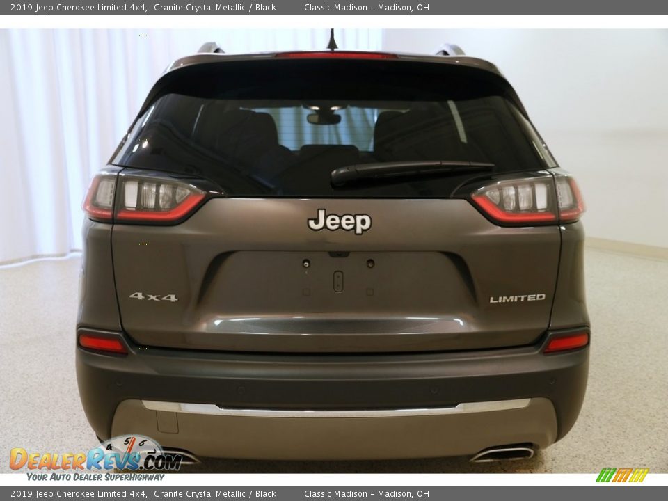 2019 Jeep Cherokee Limited 4x4 Granite Crystal Metallic / Black Photo #22