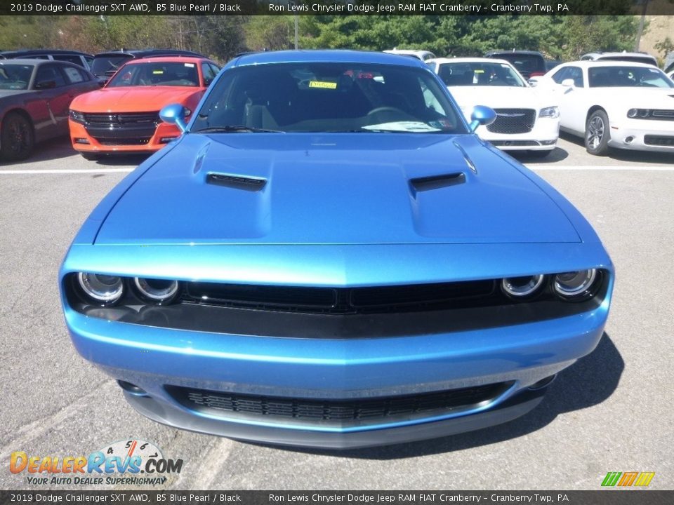 2019 Dodge Challenger SXT AWD B5 Blue Pearl / Black Photo #8
