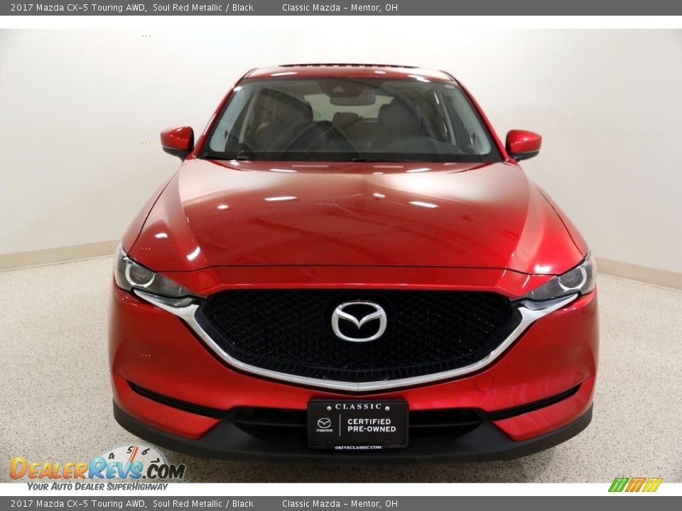 2017 Mazda CX-5 Touring AWD Soul Red Metallic / Black Photo #2