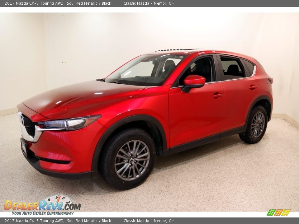 2017 Mazda CX-5 Touring AWD Soul Red Metallic / Black Photo #3