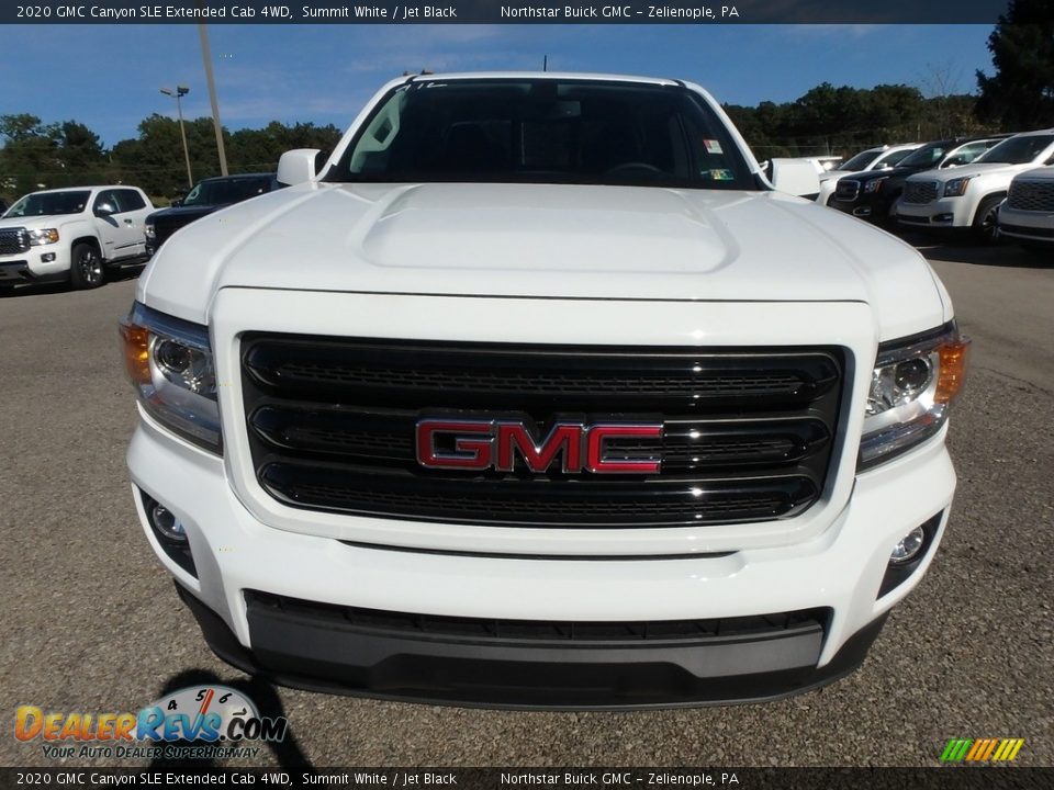 2020 GMC Canyon SLE Extended Cab 4WD Summit White / Jet Black Photo #2