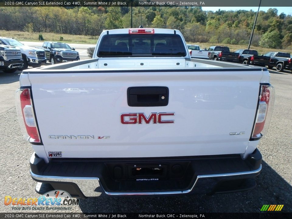 2020 GMC Canyon SLE Extended Cab 4WD Summit White / Jet Black Photo #6