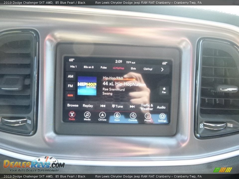 2019 Dodge Challenger SXT AWD B5 Blue Pearl / Black Photo #16