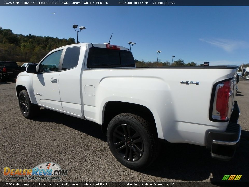 2020 GMC Canyon SLE Extended Cab 4WD Summit White / Jet Black Photo #7