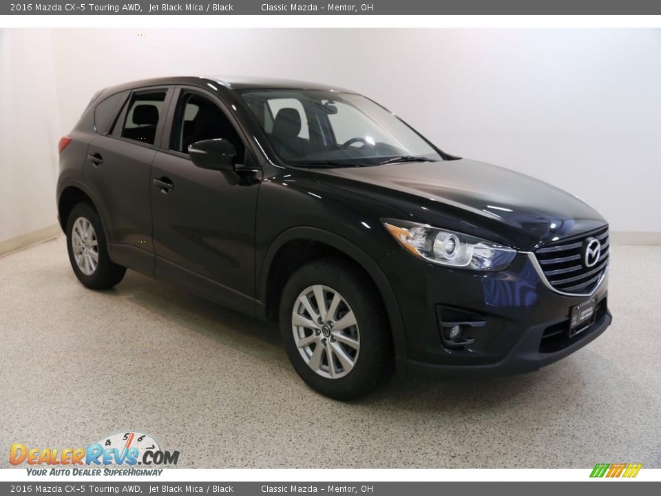 2016 Mazda CX-5 Touring AWD Jet Black Mica / Black Photo #1