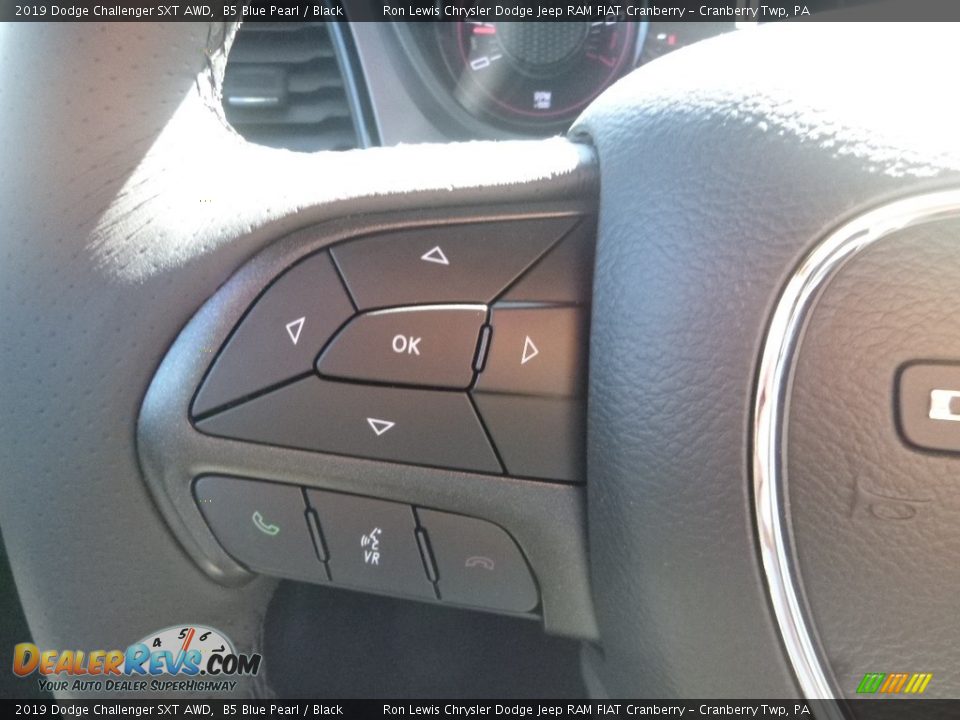 2019 Dodge Challenger SXT AWD B5 Blue Pearl / Black Photo #19
