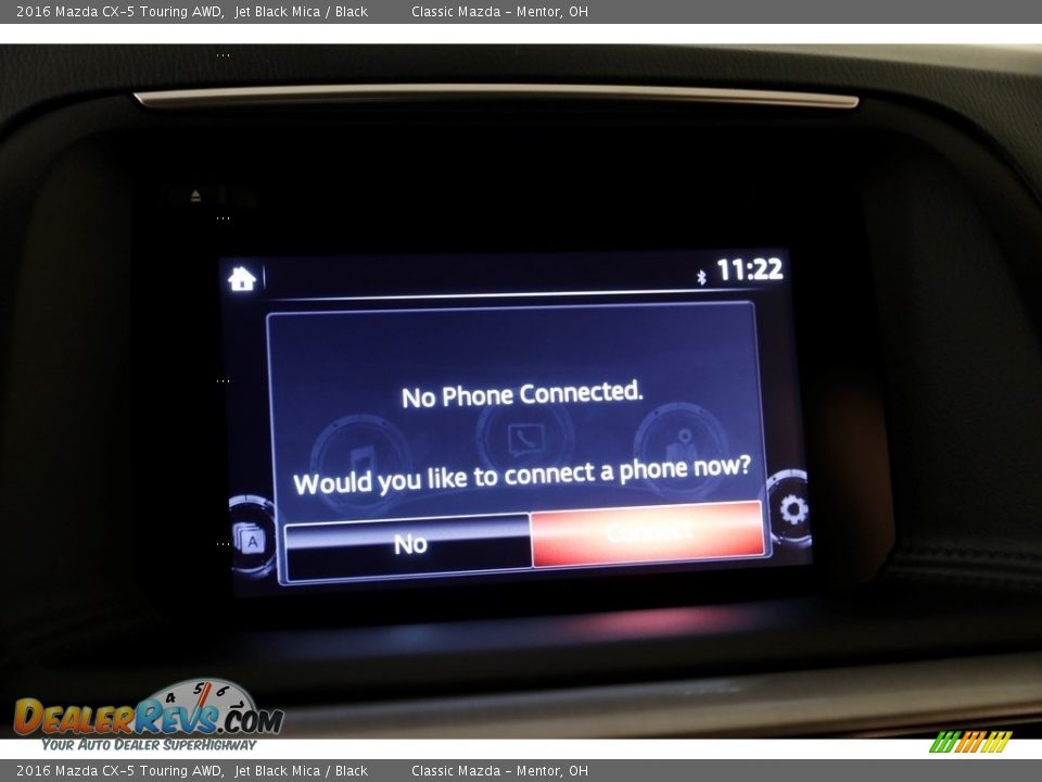 2016 Mazda CX-5 Touring AWD Jet Black Mica / Black Photo #10