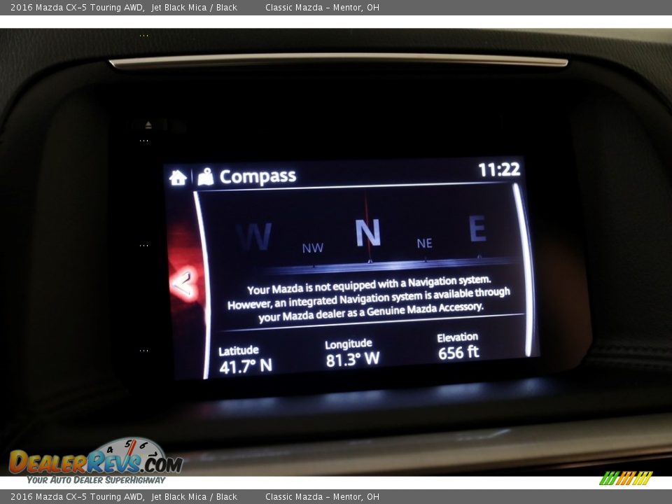 2016 Mazda CX-5 Touring AWD Jet Black Mica / Black Photo #11
