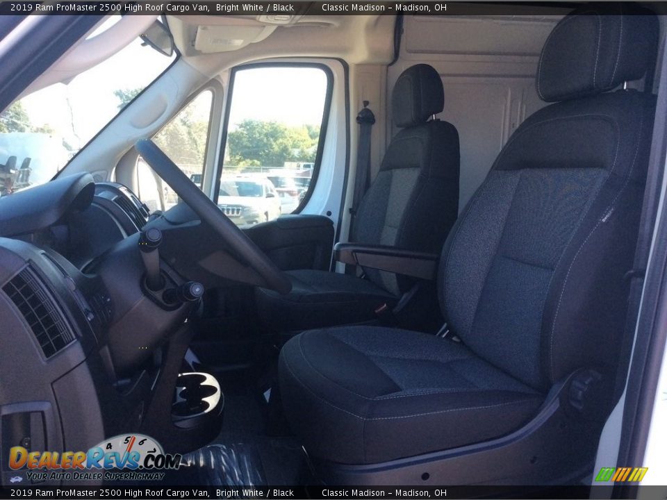 2019 Ram ProMaster 2500 High Roof Cargo Van Bright White / Black Photo #2