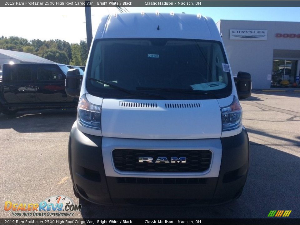 2019 Ram ProMaster 2500 High Roof Cargo Van Bright White / Black Photo #4